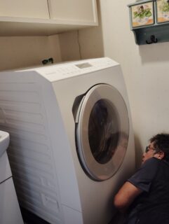 M様  洗濯乾燥機納品