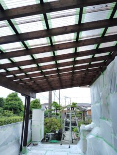 N様  カーポート塗装