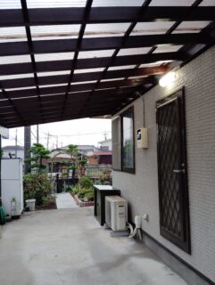 N様  カーポート塗装終了