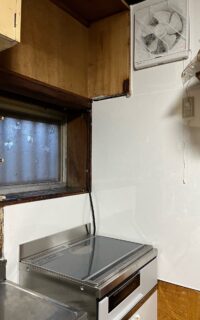 K様 IHクッキングヒーター、IH台、換気扇取り付け、キッチンパネル張り