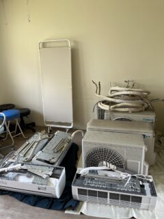 春日部現場 エアコン取り外し工事