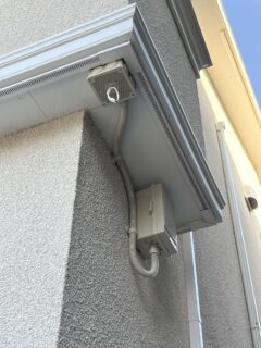 Y様 防犯カメラ電源工事