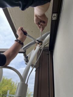 I様  エアコン取付け、照明器具取付け工事